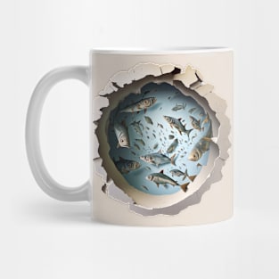 Fish in the Wall Mug